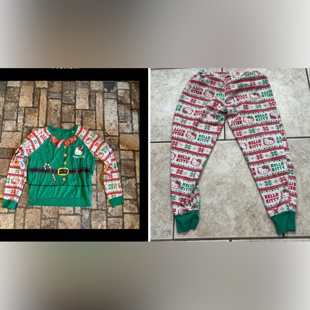 Hello Kitty Christmas Pajama Set